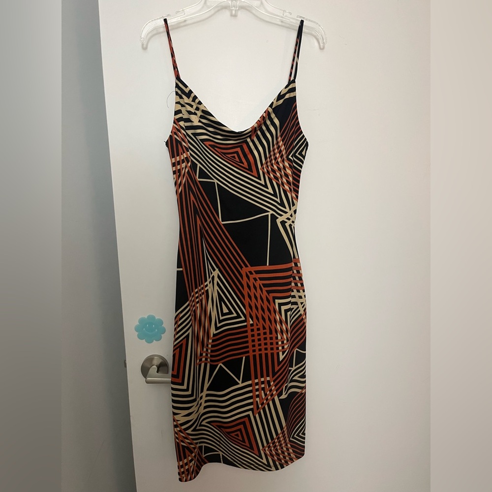Geometric Patterned Dress (Size: S)